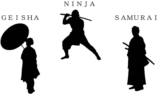 NINJA GEISHA SAMURAI